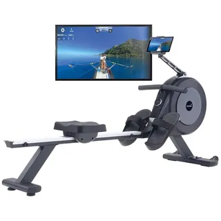 Skandika Rudergerät mit Eigenantrieb Njord P6-G | 32 Widerstandsstufen, | Max. 135 kg grau No Size