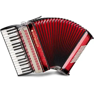 Alpenklang Pro Akkordeon III 72 M Shadow Red