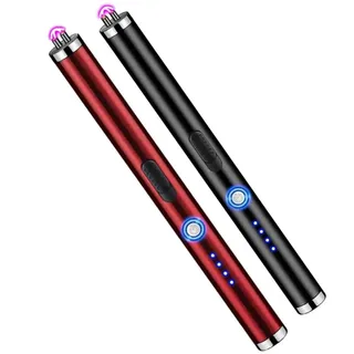 Bikenda Taktischer tragbarer Elektroschocker mit hoher Leistung, Windproof Dual-Arcs-Feuerzeug, Starke Selbstverteidigung Für Frauen, Bikenda Taktischer Elektroschocker (Schwarz+Weiß)