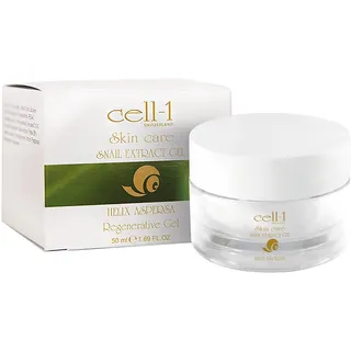 cell-1 Anti Falten Schnecken Gel I Creme gegen Pickel Narben Akne unreine Haut & Altersflecken I regenerierende & reparierende Schneckencreme I Schnecken-Extrakt Gesichtscreme I Snail-Hautgel 50ml