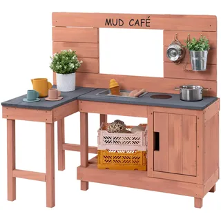 Muddy Buddy Matschküche Coffee Corner puderrosa,