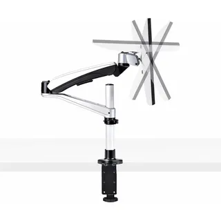 StarTech.com Monitor Desk Mount, VESA 75x75/100x100, 27/30-inch Screens - Befestigungskit (Gelenkarm) - einstellbarer Arm - für LCD-Display - Aluminium, Stahl, Kunststoff - Schwarz - Bildschirmgröße: bis zu 76,2 cm (bis zu 30 Zoll) - Tischmontage - TAA-ko (1MP1ACG-MONITOR-ARM)