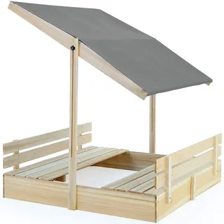 Spielwerk® Sandkasten Toni 120 x 120 cm 