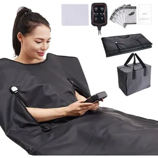 Saunadecke – Ferninfrarot-Heizung mit Armlöchern für effiziente Entgiftung und Gewichtsabnahme - Mophorn