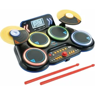 Vtech Kidi DJ Drums – Elektronisches Schlagzeug mit Leuchteffekten und Lernmodus – Für Kinder von 6-12 Jahren - German Version/Deutsche Version