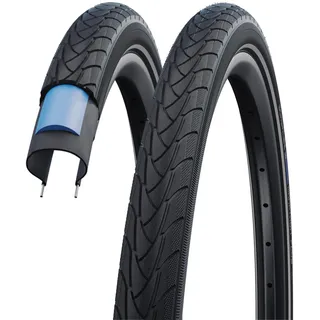 Schwalbe Marathon plus Fahrradreifen – 28x1.25-32-622 – der unplattbar-Reifen für Fahrräder - SmartGuard