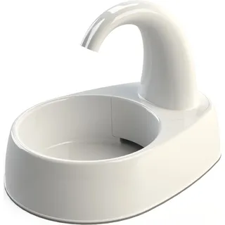 Trixie Trinkbrunnen Curved Stream Weiß, 2,5 l