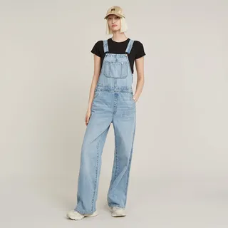 G-Star Leg Dungaree Straight Fit Overall Sun Faded Cloudburst S