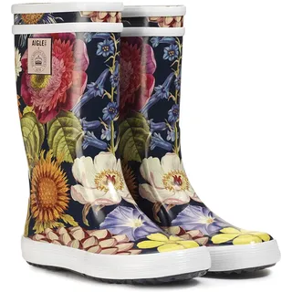 Aigle Lolly Pop Play2 Gummistiefel, Kew Multibloom Mehrfarbig, 27 EU