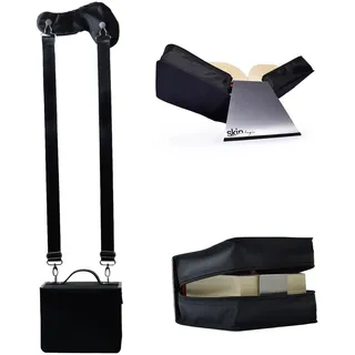 Barth & Bauer HabersackSKIN Tasche BASIC Gr. XL in Onyx-Schwarz mit Tragegurt & Buchstütze