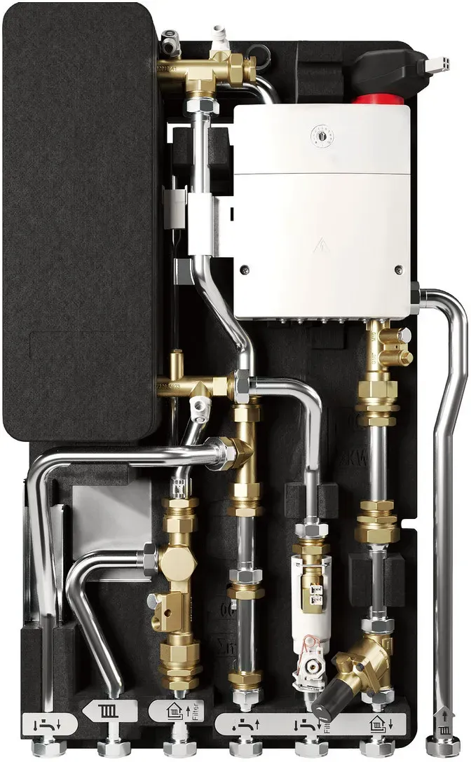 BOSCH Wohnungsstation F7002 35 HPS 35 kW, nachgeschaltete Wassererwärmung