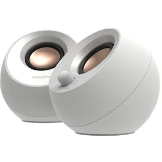 Creative Labs Creative Pebble V3 - - Bluetooth 5.0, weiß