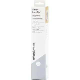 Cricut Smart Iron-On Aufbügelfolie silber 24,1 x 60,9 cm, 1 Rolle