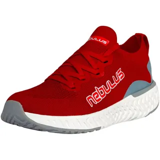 Nebulus UNIQUE, P5794 - Damen, rot-grau, 39 Sneaker grau|rot 39 EU