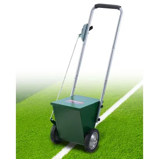 Vevor Trockenlinienmarkierer Linienmarker (5/10 cm Linien) Trockenlinienkreide für das Feld, mit Gummi-Einstellgriff, große Pulverkapazität von 11,3 kg, für Baseball- und Softball-Infield, grün