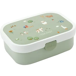 Mepal Campus Brotdose mit Bento-Einsatz und Gabel 750 ml Little Farm
