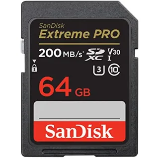 SanDisk Extreme Pro SDHC/SDXC UHS-I U3 R200/W90 64 GB