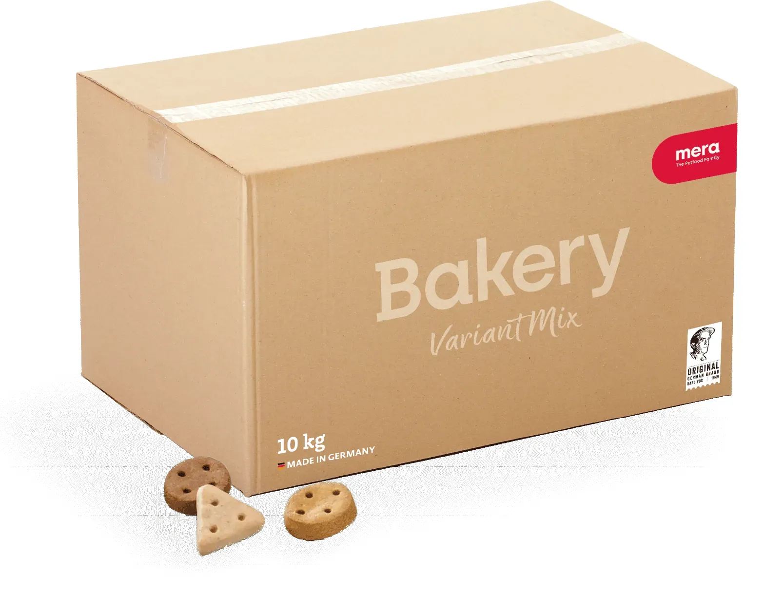 mera Bakery Variant Mix Leckerlis für Hunde | Die schmackhafte Belohnung | Hundesnacks | Lecker und gesund belohnen, trainieren und verwöhnen 10kg