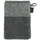 Waschhandschuh 16 x 22 cm schiefer