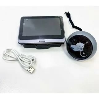 EZVIZ WLAN Türklingel mit 166° Weitwinkel und PIR-Sensor, 2MP Türspion Kamera mit 4,3 Zoll Farbbildschirm, 4600mAh Akku, AI Personenerkennung, Z...