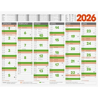 Brunnen Tafelkalender XL