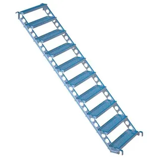 Bautreppe aus Stahl 2,9 x 0,8 m, f. FL 2 m
