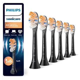 Philips Sonicare A3 Premium All-in-One Zahnbürste schwarz 6 St.