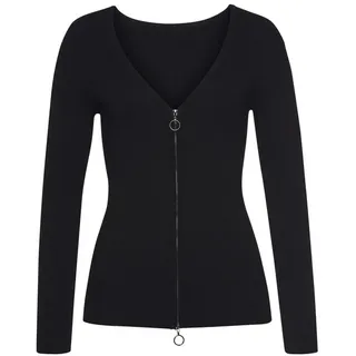 LASCANA Strickjacke Damen schwarz Gr.32/34