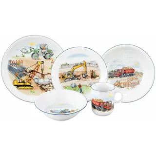 SELTMANN WEIDEN Compact Kindergeschirr Set 5-teilig - Auf der Baustelle