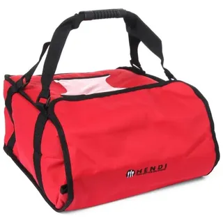 HENDI Pizza Transporttaschen, mit transparenter Tasche für Rechnungen, Pizza-Service Taschen, für 4 Kartons, 350x350x(H)190mm