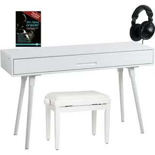 Classic Cantabile DP-730 WP Digitalpiano Weiß matt Deluxe Set