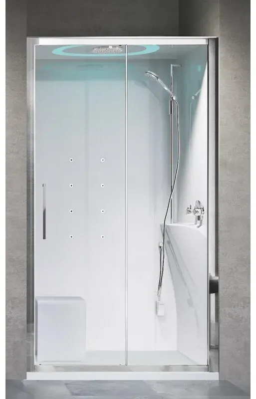 Novellini Eon 2P Komplettdusche für Nische 120x80cm
