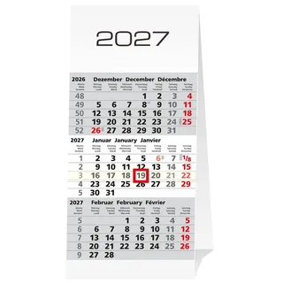 Adina Dreimonatskalender 2026 Weiß