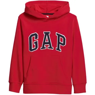 GAP Jungen Logo Hoodie Kapuzenpullover, Red Wagon, M - M