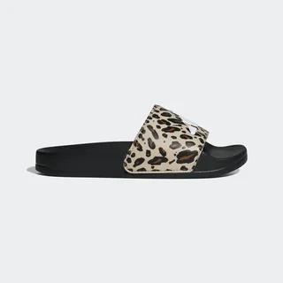 adidas ADILETTE SHOWER LOGO KIDS SANDALE - Crystal Linen / Core White / Core Black - 31