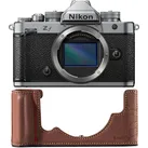 Nikon Zf Gehäuse silber + SmallRig Lederetui