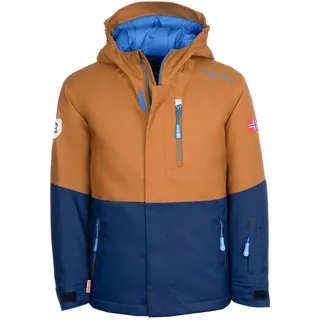 TROLLKIDS Hallingdal Jacke - Bronze / Navy - 92 cm