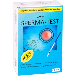 David Spermatest Set Fruchtbarkeitstest mit Schwangerschaftstests 1 St