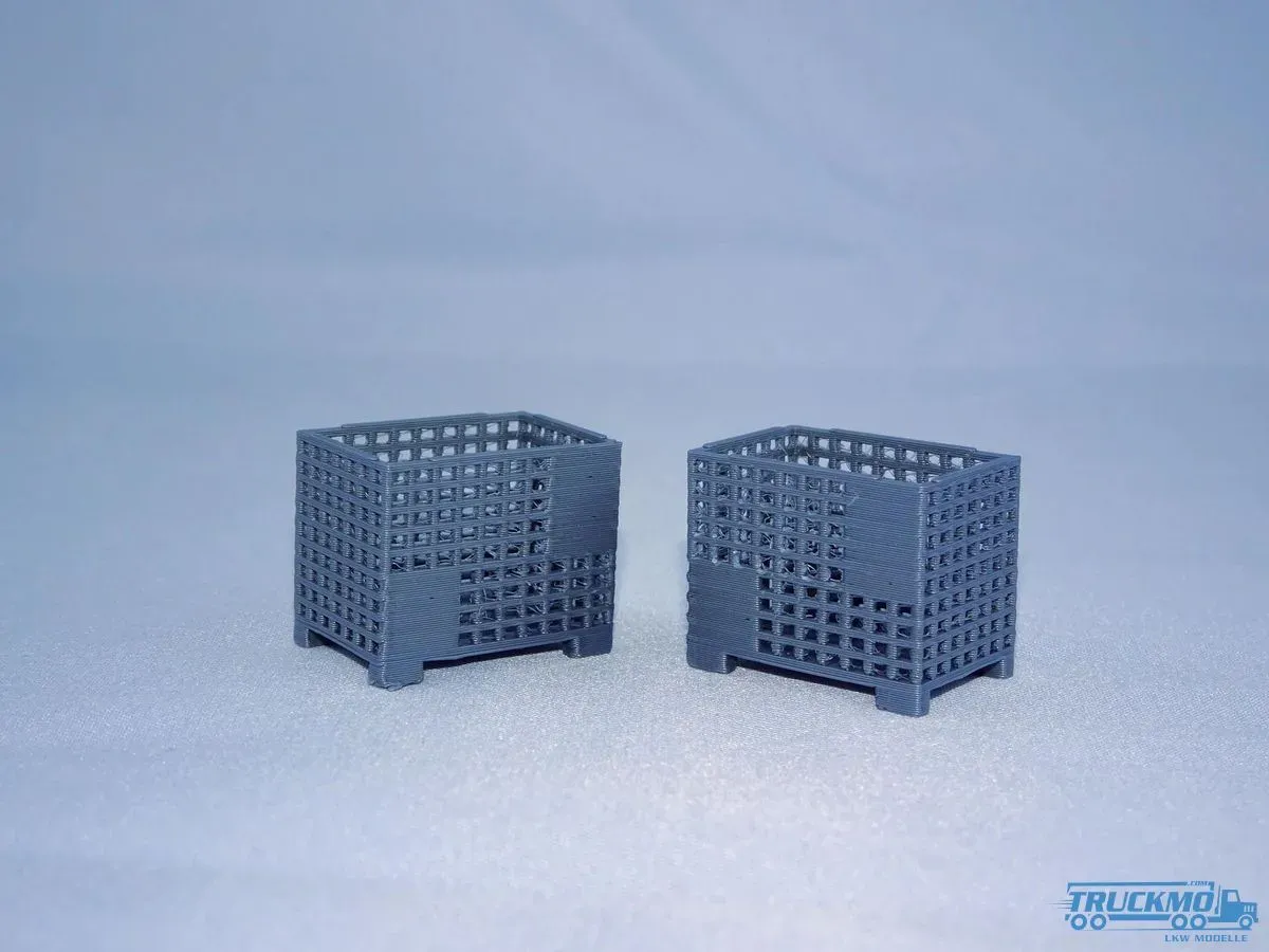 MSM Modelle Gitterbox 2 Stück silber 5471/01
