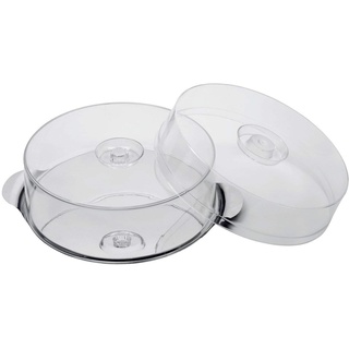 APS Tortenplatte mit 2 Hauben