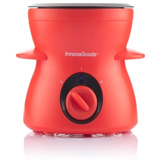InnovaGoods InnovaGoods® Schokoladenfondue mit Fonlat-Zubehör, genießen Sie köstliche Schokoladenfondues mit Schokoladenfondue-Funktion, Zubehör und elegantem Design, ideal für Zuhause und Partys.