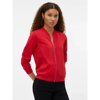Vero Moda Damen, »VMCOCO L/S BOMBER Noos, Ribbon Red, S,