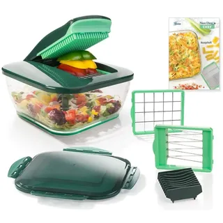 Genius Nicer Dicer Chef 9-tlg. grün