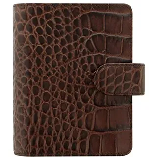 Filofax 26014 Organizer Croc Pocket Classic, chestnut