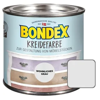 Bondex Kreidefarbe Wohnliches Grau 0,5 l