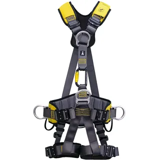Irudek Expert Pro 300U Klettergurt Auffanggerät (L-XXL) grau, schwarz, blau und gelb