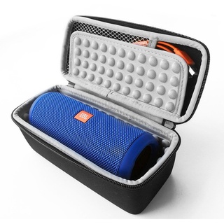 Hart Schutz Hülle für JBL Flip 6/für JBL Flip 5, Flip Essential Tasche, Bluetooth-Lautsprecher Flip 4/3 Case, Etui Tragetasche (Liner grau)