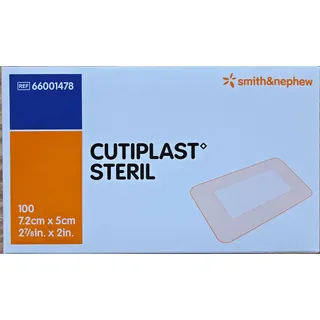 Cutiplast steril 7,2 x 5,0 cm 100 St.