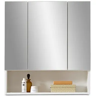 Bega Spiegelschrank Heppo weiß B/H/T: ca. 65x71x20 cm - weiß