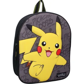 Vadobag Kinderrucksack 9 Liter Pokemon Pikachu Simply Special 3D - Schwarz